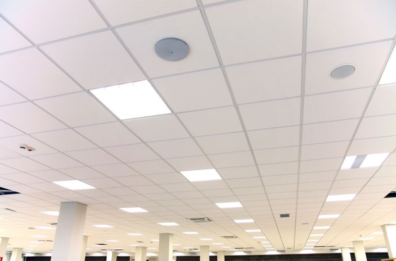Completed Ceiling Tile Installation